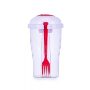 Copo-Salada-850ml-com-Garfo-e-Suporte-para-Molho-VERMELHO